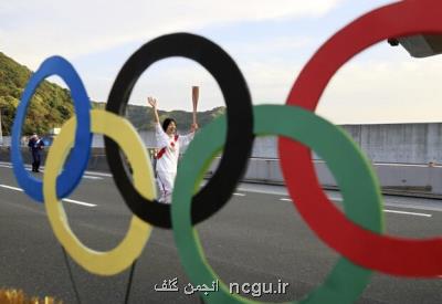 شروع مراسم حمل مشعل المپیك در پارك بدون تماشاگر