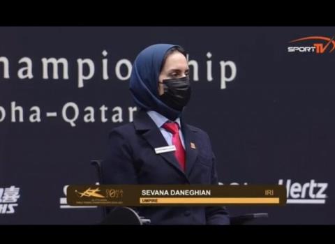 قضاوت داور زن ایران در فینال قهرمانی تنیس روی میز آسیا