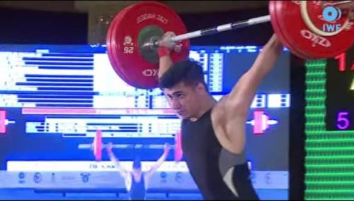 قهرمانی وزنه بردار ایران در مسابقات نوجوانان جهان