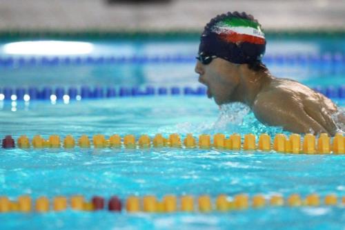 تلاش شناگر معلول برای کسب بهترین نتیجه در مسابقات بین المللی ایتالیا