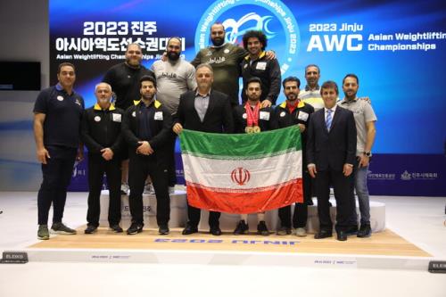رییس جمهور قهرمانی در رقابت های وزنه برداری آسیا را تبریک گفت