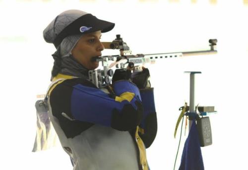 بیستمی احمدی در تفنگ سه وضعیت قهرمانی جهان