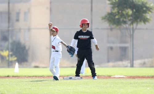 عکس البرز قهرمان نخستین دوره مسابقات بیسبال زیر ۱۳ سال کشور