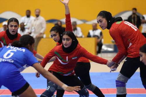 نایب قهرمانی دختران کبدی ایران در آسیایی جوانان