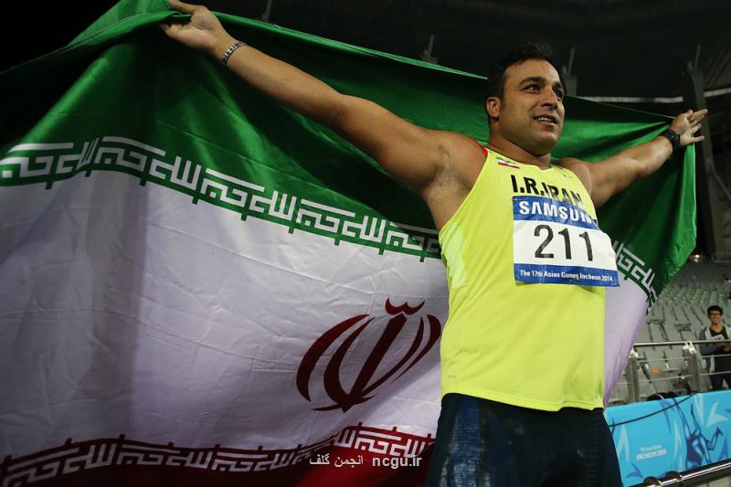 نبرد رستم و اژدها روی لباس احسان حدادی در لیگ الماس، عكس