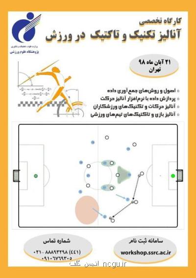 برگزاری اولین كارگاه آنالیز تكنیك و تاكتیك در ورزش