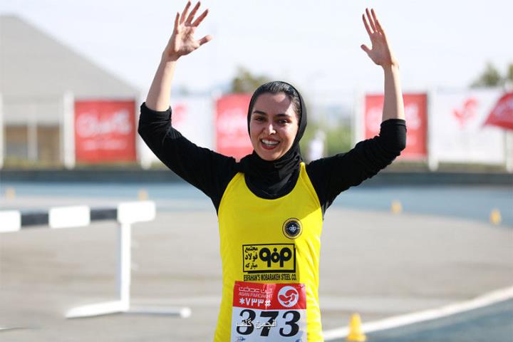 تمرینات اختصاصی سریع ترین دختر ایران!